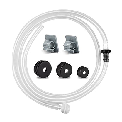 Yofidra Sink Soap Dispenser Extension Tube Kit (Anti-Backflow, 47") | Upgraded check valve, fits most soap containers, stable strong suction, no repeated tiny bottle refilling - color: White, size: 47" (Pack of 1)