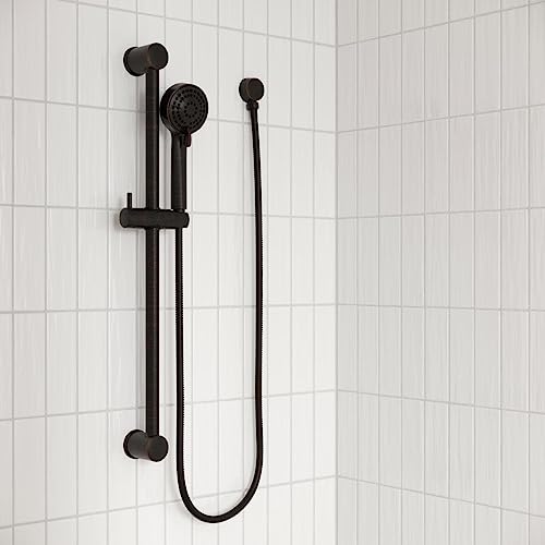 Price Pfister Pref, LG16-500B, ADA Handheld Shower with Slide Bar, Matte Black - color: Matte Black