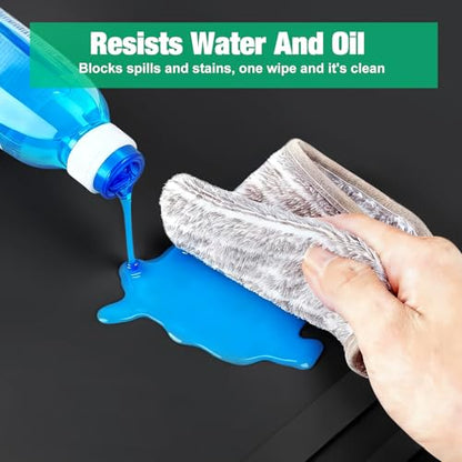Aisslro Under Sink Mat 25" X 19", Waterproof Silicone Under Sink Mats for Kitchen, Anti-Leak Shelf Liner & Cabinet Protector with Raised Edge, [BPA Free] Bathroom Tray Home Organizer, Black | BPA-Free Raised-Edge Cabinet Protector & Leak Tray for Bathroom
