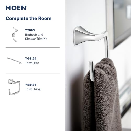 Moen Voss Chrome Two-Handle Adjustable Widespread Bathroom Faucet Trim Kit, Valve Included, TV6905 - color: Chrome