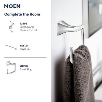 Moen Voss Chrome Two-Handle Adjustable Widespread Bathroom Faucet Trim Kit, Valve Included, TV6905 - color: Chrome