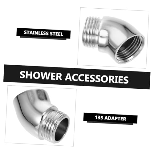 Shower Head Adapter 135° Swivel Connector Universal 2 Electroplated Shower Elbow Repair Kit