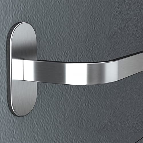Towel Bar, Stainless Steel Single Towel Racks, Multiple Uses for Bathroom Kitchen Hand Towel Holder Dish Cloths Hanger Waterproof Wall-Mounted Towel Bar (Size : 35 * 9.2 * 4.8cm) - size: 35*9.2*4.8cm