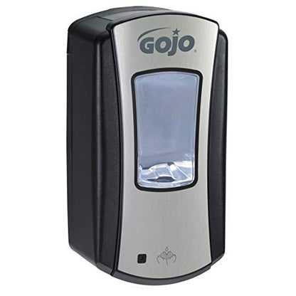 GOJO LTX-12 Automatic Foam Hand Soap Dispenser Chrome 1200mL 1ct - 1919-01 - color: Chrome/Black