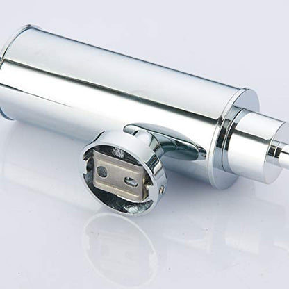 BGL Soap Dispenser Stainless Steel 304 Chrome Wall Mount Liquid and Soap Dispenser for Kitchen and Bathroom - color: Silver