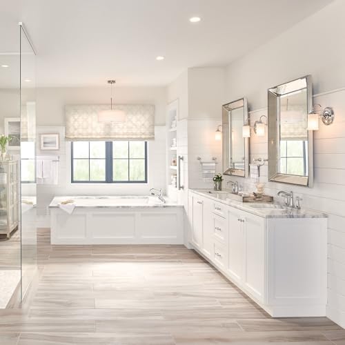 Moen Belfield Chrome Two-Handle Widespread Traditional Bathroom Faucet Trim Kit, Valve Included, TV6405 - color: Chrome