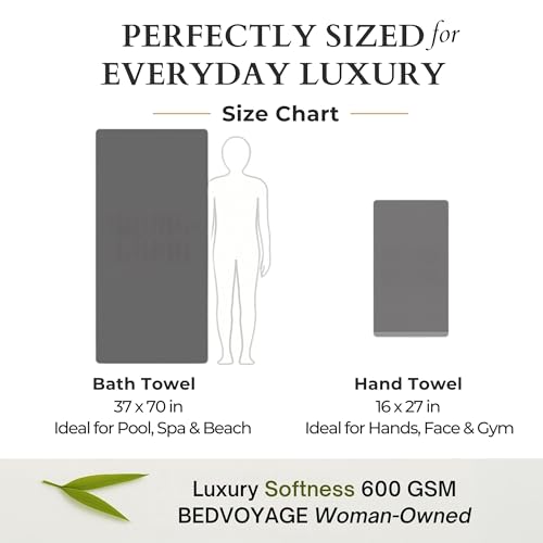 Luxury Bath Sheet Towels, Extra Large Bathroom Towel, 37x70 Viscose Derived from Bamboo & Cotton, Super Absorbent & Fast Drying Plush Bath Sheets - Charcoal - color: Charcoal, size: Sheet