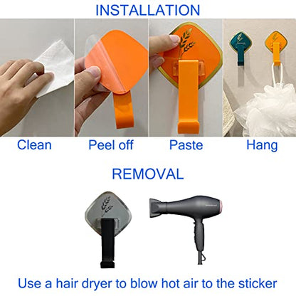 Shower Caddy Hooks, Razor Hanger for Shelf and Loofah (Black - 6 Packs) - color: Black 2