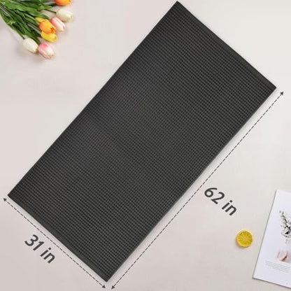 Jacquotha Waffle Bath Towels 2-Piece (Dark Grey) - Cotton, Soft, Quick Dry | 31” x 62” Large Bath Towel for Bathroom, Shower, Spa - color: Dark Grey