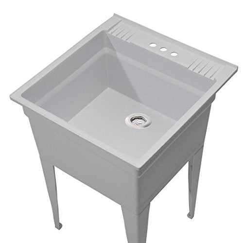 2 Pack - 2.25" Top / 1" Basket- Sink Strainer Bathroom, Utility, Slop, Laundry, RV and Lavatory Sink Drain Strainer Hair Catcher. Stainless Steel - Hilltop Products