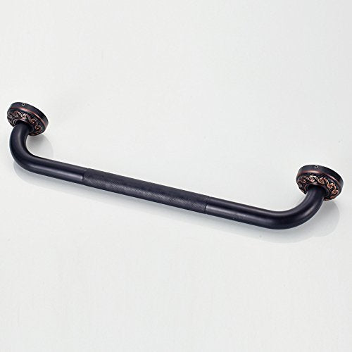 20-Inch Grab Bar Featuring Anti-Slip Handrail, Solid Brass, Oil Rubbed Bronze, Heavy-Duty Construction Armrest, Bathroom Bathtube Shower Safety Rail - color: Xn, size: 20 Inch (Pack of 1)