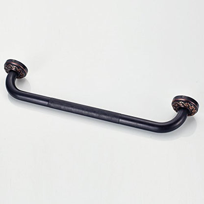 20-Inch Grab Bar Featuring Anti-Slip Handrail, Solid Brass, Oil Rubbed Bronze, Heavy-Duty Construction Armrest, Bathroom Bathtube Shower Safety Rail - color: Xn, size: 20 Inch (Pack of 1)