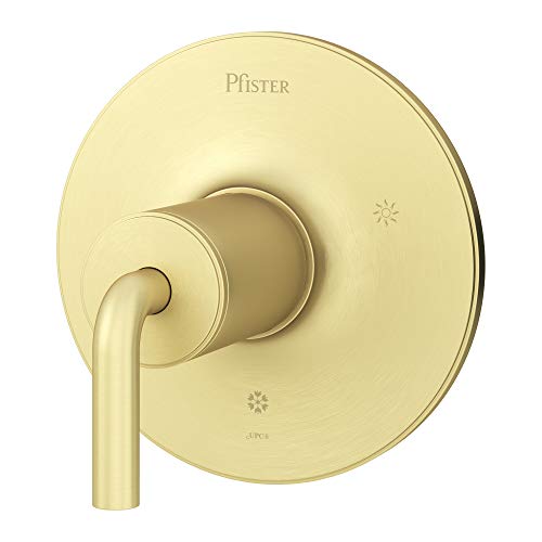 Pfister Pref, R89-1TNTBG, Tenet Single Function Pressure Balanced Valve Trim Only With Single Lever Handle - Less Rough In, Brushed Gold - color: Brushed Gold