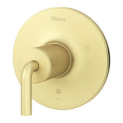 Pfister Pref, R89-1TNTBG, Tenet Single Function Pressure Balanced Valve Trim Only With Single Lever Handle - Less Rough In, Brushed Gold - color: Brushed Gold