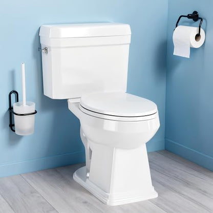 RoyalBath Elongated Two piece Toilet for Bathrooms, 12" Rough In | 17.3" ADA Height, Nano Self-Cleaning, WaterSense/MAP/CUPC Certified, 1.27 GPF 360° TSUNAMI Flush, Soft-Close Seat - size: 1.27 GPF Side Flush