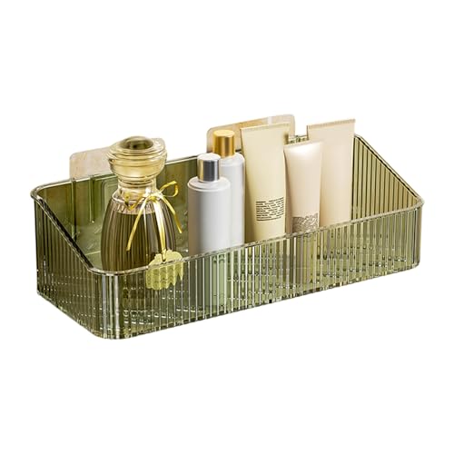 Adhesive Shower Caddys,Bath Organizers with Large Capacity,Not Drilling Bathroom Organizers Shelves Kitchen Racks - color: Green