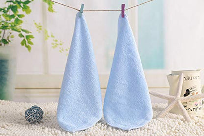Tosnail 20 Pack 10" x 10" Ultra Soft Bamboo Fiber Baby Bath Washcloths and Towels - Assorted 5 Colors
