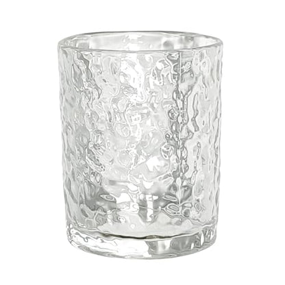 Glass Toothbrush Holders for Bathroom, Water Glass, Unbreakable Clear Bathroom Tumbler Cup, Mouthwash Cup, Toothpaste Storage Stand, Tooth Brush Organizer for Vanity Countertop