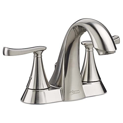 American Standard 7413201.295 Chatfield 4-Inch Centerset 2-Handle Bathroom Faucet, 1.2 GPM, Brushed Nickel - color: Brushed Nickel
