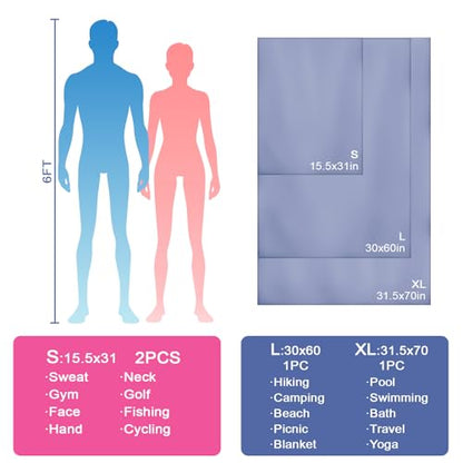 Microfiber Camping Towel for Face Quick Dry Lightweight Small Travel Body Beach Swimming Cycling Fishing Hiking Backpacking Towels(Navy Blue, 2 Pack S) - color: Navy Blue, size: 2 Pack S