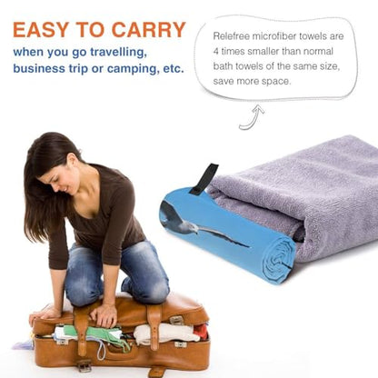 Flying Seagulls Quick Dry Bath Towels - Super Soft Bath Towels for Home, Spa, Gym, Travel - color: Flying Seagulls, size: 31.5"x63"