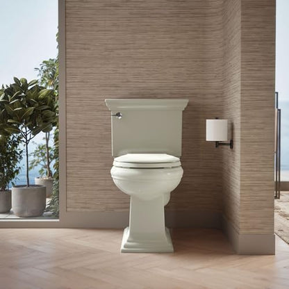 KOHLER 4639-RL-NY Cachet ReadyLatch Round Toilet Seat Soft Close, Dune - color: Dune, size: Round