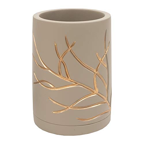 Sweet Home Collection Bathroom Accessories Sets Unique Collections Modern Classic Contemporary Decorative Beautiful Designs Bath Shower Tub Décor, Tumbler, Branches(Pack of 1) - color: Branches, size: 1 Piece - Tumbler