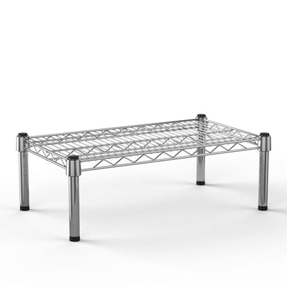 14" Deep x 24" Wide x 8" Height Wire Shelving Kit | 1-Tier | NSF Commercial Storage Rack Unit - size: 14" Deep x 24" Wide