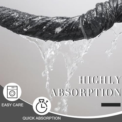 SmoothNovelty 2 Pcs Oversized Bath Towels 40 x 80 Inch, Extra Large Bath Sheets Microfiber Lightweight & Quick Dry, Jumbo Shower Towels for Adults Beach, Gym, Pool, Spa, Travel (Dark Gray) - color: Dark Gray