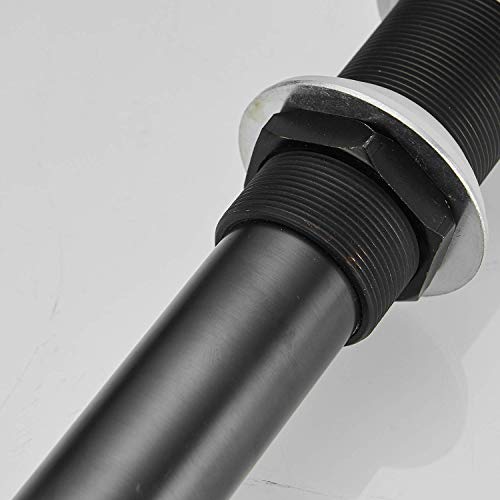 Oil Rubbed Bronze Bathroom Faucet Pop up Drain Stopper Without Overflow | Brass Material Pop up Drain Fits Bathroom Standard Sink Hole 1-1/2" to 1-3/4" by BATHLAVISH - color: Bronze, size: NON Overflow