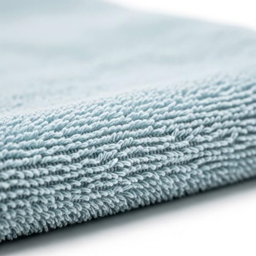 Combo Luxury Color Bath Towels Set 3 Pcs, Bamboo Hotel Large Towels for Bathroom, Thick Bathroom Sets of 3 Bath Towels (3, Gray 62, Large) - color: Gray 62