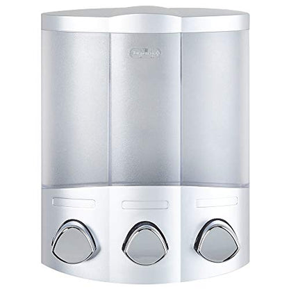 Better Living Products 76334-1, 3-Chamber, Satin Silver (Pack of 2) - color: Satin Silver, size: 3-Chamber (Pack of 2)
