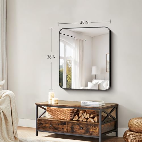Koonmi Bathroom Wall Mirror,30x36 Inch Large Vanity Mirror for Over Sink - size: 36"L x 30"W