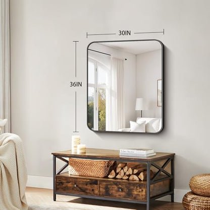 Koonmi Bathroom Wall Mirror,30x36 Inch Large Vanity Mirror for Over Sink - size: 36"L x 30"W