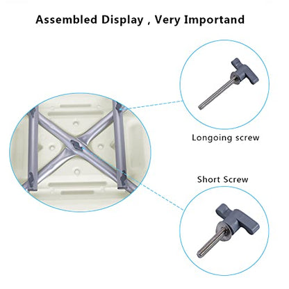 Winado Medical Shower Chair Bath Seat with Padded Armrests & Backrest & Adjustable Legs, Supports up to 450 lbs, Bathtub Safety and Support, White - size: White+Padded Armrests