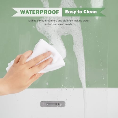 UFRIDAY Clear Extra Long Shower Curtain Liner 72 x 84 inches,Heavy Duty Waterproof Transparent Clear Bathroom Shower Liner with 5 Magnets Bottom. - color: Clear, size: 72"W x 84"L (Pack of 1)