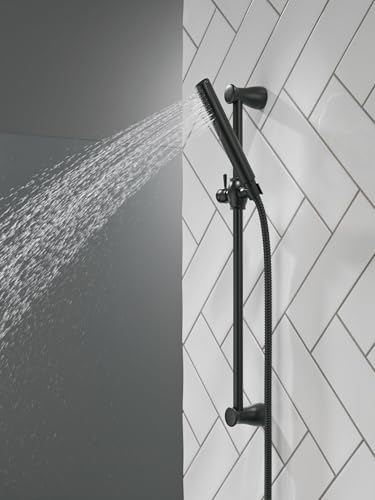 Delta Faucet Compel Slide Bar Hand Held Shower with Hose, Brushed Nickel Handheld Shower Head, Slide Bar Hand Shower, Brushed Nickel Handheld Shower, Detachable Shower Head, Stainless 5785-SS - color: Stainless