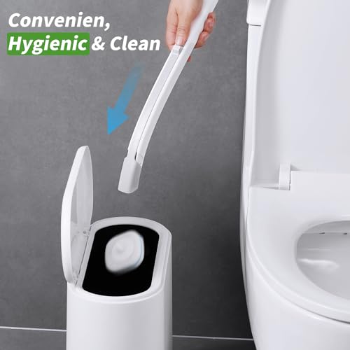 28 Count Toilet Brush Refills, Toilet Refill Pads, Disposable Toilet Brush Heads for Bathroom Cleaning - size: 28 Refills