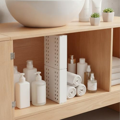 Telescopic Shelf Organizer, Adjustable Stainless Steel Cabinet Divider for Under Sink, Kitchen, Bathroom, and Closet Storage - size: 9.84 x 4.72 x 0.79 in