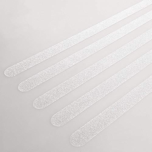 Non Slip Bath Stickers 18pcs, Safety Shower Treads Strips, Bathtub Anti-Slip Stickers, Anti Skid Tape for Shower,Tub, Steps 15Inch by 0.8Inch,Clear | Non Slip Bath Stickers, Safety Shower Treads Strips, Clear Anti Skid Tape for Shower Floor, Tub, Stairs,