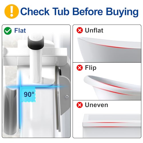 Adjustable Bathtub Safety Rail with Double Grip | 14"–18" Shower Grab Bar for Seniors, Elderly & Disabled, Non-Slip Tub Side Bar Clamp for Bathroom Support