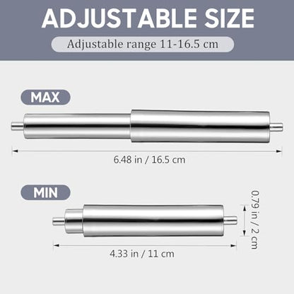 Toilet Paper Holder Roller Spindle Replacement Rod PP Spring Loaded Paper Holder Insert for Bathroom