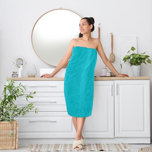 Utopia Towels Jumbo Bath Sheets, 2 Pack, 35x70 in, 600 GSM Cotton, Turquoise - color: Turquoise, size: 2 Piece Bath Sheet