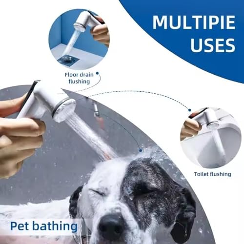 Bidet Attachment for Toilet Sprayer,for RV,car,Boat,Speedboat exits,1/2 "Connection Hose Bidet Attachment,Garden Shower Head,Boat Hose Nozzle