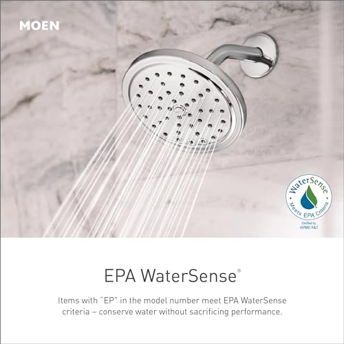 Moen S6320EPORB Velocity Eco-Performance Two-Function Rain Shower Shower Head with Immersion Technology, 8-Inch, Oil Rubbed Bronze - color: Oil Rubbed Bronze, style: Eco-Performance