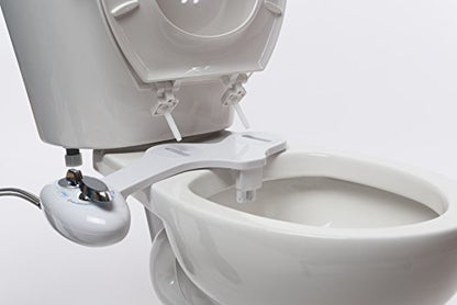 Gleason Fresh Water Bidet Toilet Attachment Self Cleaning Front and Rear Wash Non Electric
