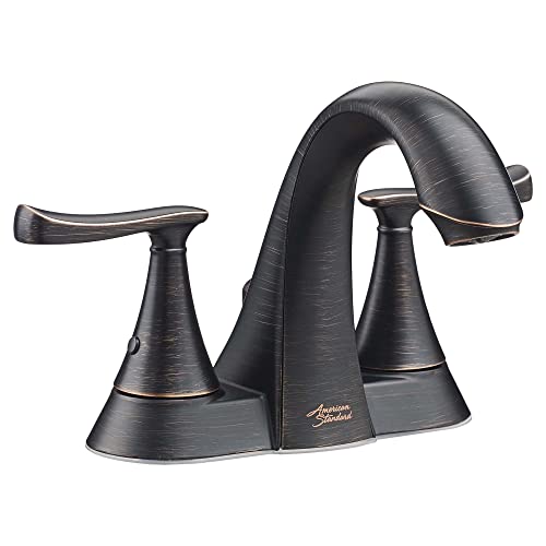 American Standard 7413201.278, Chatfield 4-Inch Centerset 2-Handle Bathroom Faucet 1.2 GPM, Legacy (Oil Rubbed) Bronze - color: Legacy Bronze