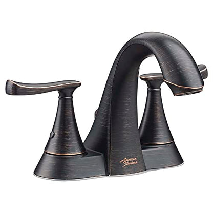American Standard 7413201.278, Chatfield 4-Inch Centerset 2-Handle Bathroom Faucet 1.2 GPM, Legacy (Oil Rubbed) Bronze - color: Legacy Bronze
