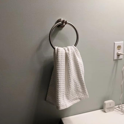 Brushed Nickel Towel Ring | Hand Towel Holder for Bathroom Wall Mounted, Durable 304 Stainless Steel, Modern Style - color: Brushed Nickel