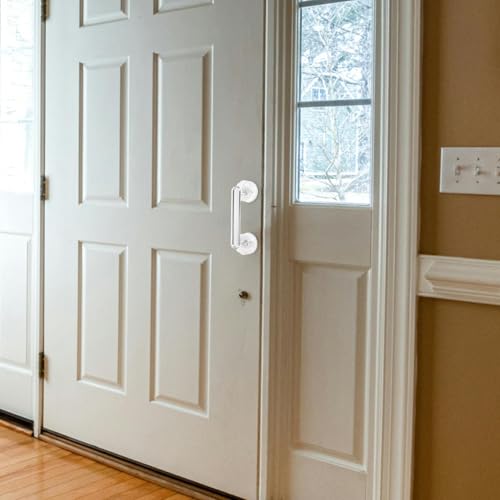 ARTIBETTER Bathroom Grab Bar Handle 8 Inch Suction Cup Non-Skid Shower Support Rail for Bathtub Safety and Mobility Aid